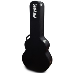 Estuche rigido cuero para guitarra criolla con proteccion  FEVER