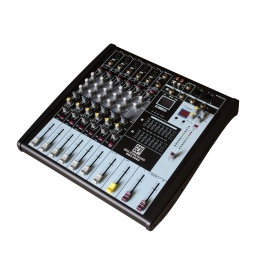 ConsolaMixer 6 canales + entrada USB - GMA-608U GCM DJ LINE