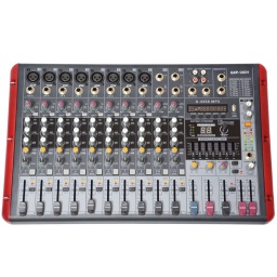 Consola Potenciada 12 Canales GXP-12CH, USB, Ecualizador GcmPro