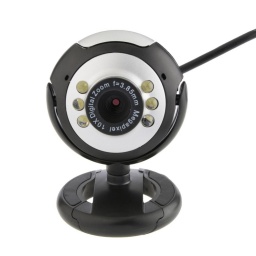 C�mara USB 12.0 Mega 6 LED con micr�fono 6 LED Night Light B118