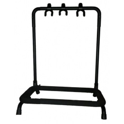 Soporte Exhibidor para 3 Guitarras Metal con Ruedas GSG-X3