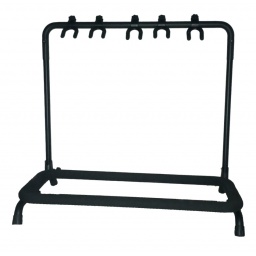 Soporte Exhibidor para 5 Guitarras Metal con Ruedas GSG-X5