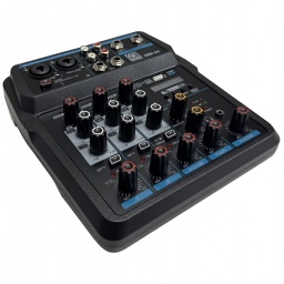 MixerConsola 4 canales + alimentacion por USB - GMA-A4 GCM DJ LINE