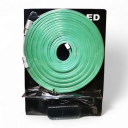 Cinta tira Led Nen interior/exterior 5m 12V Verde Claro