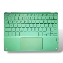 Teclado + TouchPad Bluetooth color verde