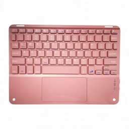 Teclado + TouchPad Bluetooth color rosa