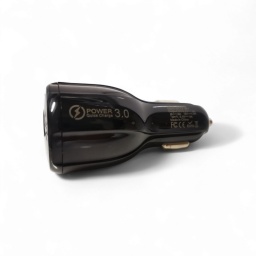 Cargador para auto carga rpida USB 3.0 - Otec Color Negro