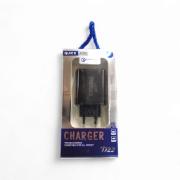 Cargador triple USB + 1 puerto USB-C carga rpida