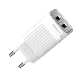 Cargador doble USB 2.4A con cable Lightning USB