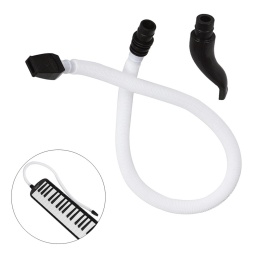 Boquilla de plstico para meldica, tubo flexible de 57cm de largo con boquilla