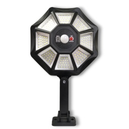Lmpara Solar Led con sensor de movimiento y control remoto para exterior