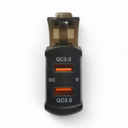Cargador USB para coche - Entrada de 12V, salida de 5V y 3.0A