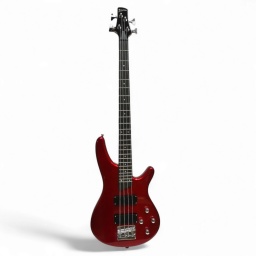 Bajo elctrico Deviser LB34-MRD color rojo