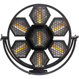 Efecto LED Blinder Retro 7 ojos RGB + Ambar GCM-RETRO X7