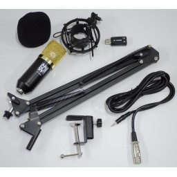Kit de Microfono de Estudio Condensador USB ideal grabaciones G-1041