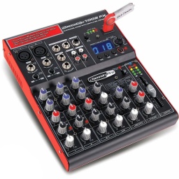 Consola  Mezclador 6 canales + 2 in line + USBMp3 - Studiomix - 1002FX