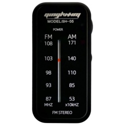 Mini radio AM/FM con auriculares SH-05