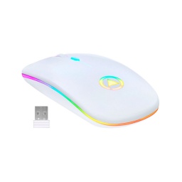Mouse ergonmico inalmbrico recargable con leds RGB A2
