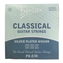 Juego de Cuerdas Encordado Nylon Guitarra Criolla 028 - 043 DEVISER PX-C30