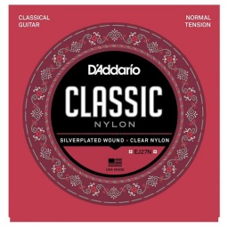Juego de Cuerdas Encordado D'addario EJ27N Nylon Criolla Clasica