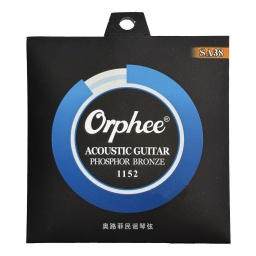 Juego de Cuerdas Guitarra Acustica Phosphor Bronze Acero Orphee SA38