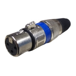 Conector Canon Hembra 100% metal GCM PRO XLR-HC