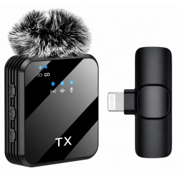 Micr�fono Inal�mbrico Bluetooth de solapa conexi�n compatible con Iphone