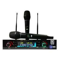 Sistema de dos Micrófonos de Mano Inalámbrico Digital True Diversity - GCM GS-330