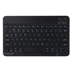 Teclado Bluetooth recargable color negro