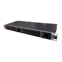 Ecualizador Grafico Profesional 2 canales 15 bandas GCM Pro Line GQ-215D