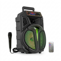 Caja activa portatil 8" con bateria Bluetooth FM Microfono KOLAV S803K