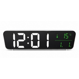 Reloj Alarma led con visualizacion de temperatura  y fecha