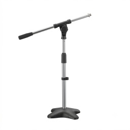 Soporte / Jirafa / Porta Microfono De Mesa Base Trebol GC047 Gcm Pro