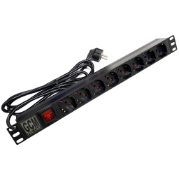 Zapatilla PDU distribuidor Rackeable 8 tomas GCM Pro Line 4000W
