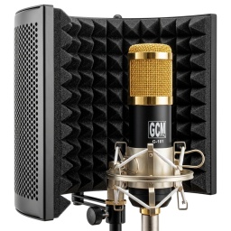 Cabina Soporte Insonorizado Con Ara�a Para Microfono Estudio GCM PRO