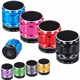Mini Parlante Port�til LED SD FM Bluetooth MMS-1 OFERTA