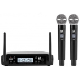 Microfono Inalambrico doble Frecuencia Variable doble de Mano GCM PRO GS-3500MK2