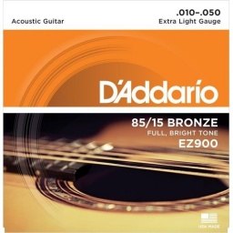 Juego de Cuerdas Encordado Daddario EZ900 Acustica Acero