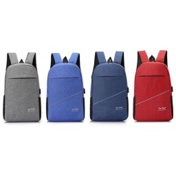 Mochilas bolso para notebook con cable cargador celular en tela resistente