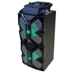 Parlante Portatil FM  USB  Bluetooth  Mic  LED G-3512