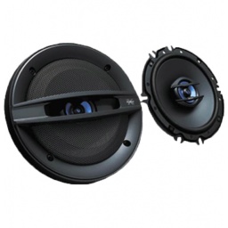 KIT 2 PARLANTES PARA AUTO 6 REDONDOS COAXIAL 2 VIAS 190W