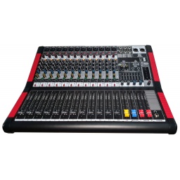 Consola 11 canales Mono + 1 Estereo con 2 AUX FX y Bluetooth GMA-E12 - GCM PRO LINE