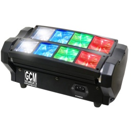 OFERTA Aniversario! Mini Spider Beam 8x3W rgbw GH80-M LM30 Gcm Pro