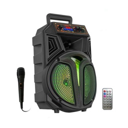 Par Altavoces Amplificados Activos Karaoke 200W LED + Bluetooth + USB Dj O  para