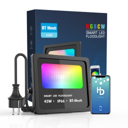 Tacho Par LED Foco Reflector 30W inteligenteconfigurable con wifi  IP66 RGBCW
