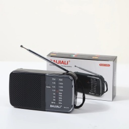 Radio AM FM  de bolsillo con antena