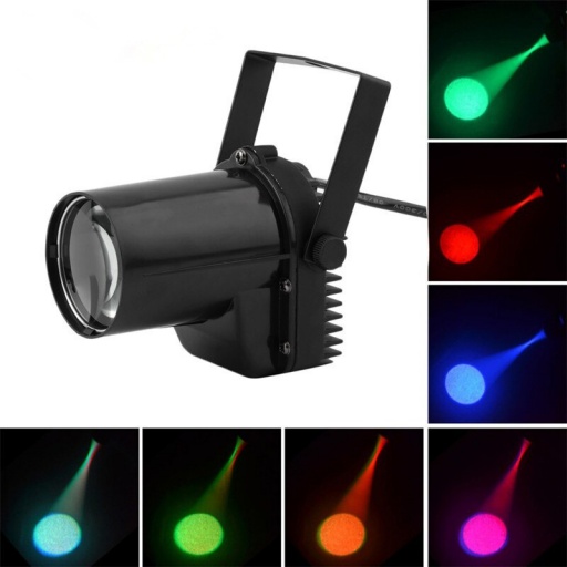 Seguidor Pin Spot RGBW Rgbw Efectos De Iluminacion bolas espejos decoracion