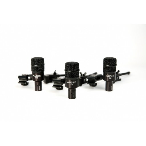 AUDIX D2-TRIO Kit de Microfonos Dinamicos para Bateria