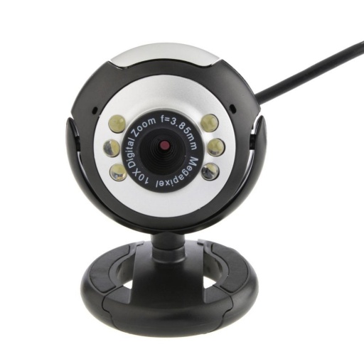 C�mara USB 12.0 Mega 6 LED con micr�fono 6 LED Night Light B118