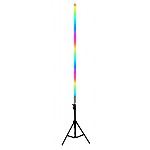 Tubo Barra LED RGB animado con tripode cargador y control remoto
